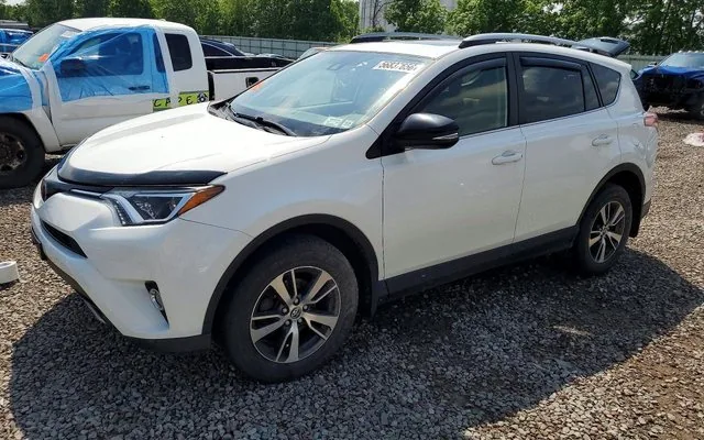 2018 Toyota RAV4, rear-end damage, as won at auction